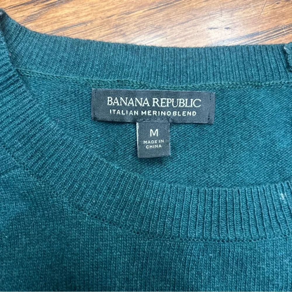 Banana Republic Men's Italian‎ merino blend crewneck Sweater